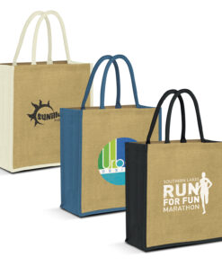 Lanza Jute Tote Bag