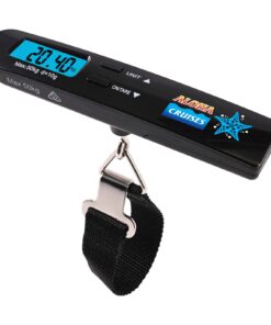 Travel Luggage Scale - Black - full colour print